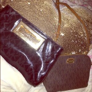 Michael Kors clutch or Messenger Purse
